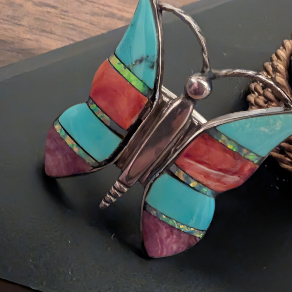 Colorful Butterfly Ring - Picture 4 of 10